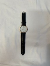 Daniel Wellington Classic Sheffield 36 mm oro rosa pelle nera – usato