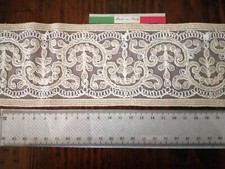 PIZZO TRAMEZZO PER TENDE, IN TULLE DI H CM 8. MADE IN ITALY.