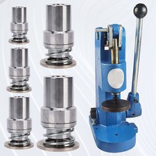 Tessuto Bottoni Cover Mano Premere Macchina + Fustelle per 18mm 19mm 20mm 22mm