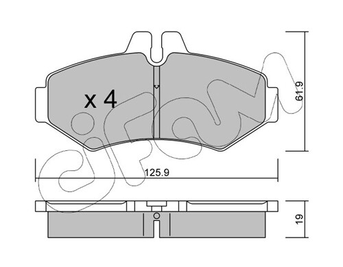 Cifam 822 572 brake - 822-572-0,