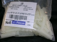 5 ITW/ Pancon Panduit Mas-Con copertura antistrappo p/n SCC156F10C NOS
