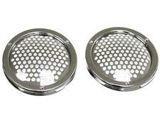 Chrome Speaker Grill Set for