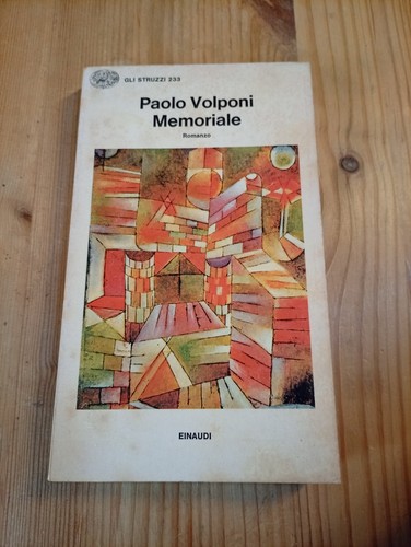 Memoriale paolo volponi - paolo, ed
