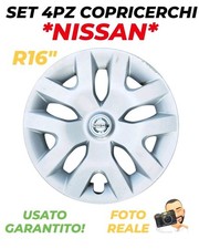SET 4 COPRICERCHI COPPE RUOTA R16" NISSAN ORIGINALI USATE