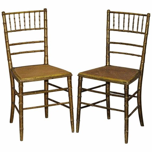 Coppia sedie bergere reggenza - coppia,