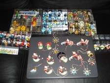 LOTTO SORPRESINE UOVA KINDER SERIEQUASI COMPLETE E PARZIALI ADDOBBI NATALE GNOMI