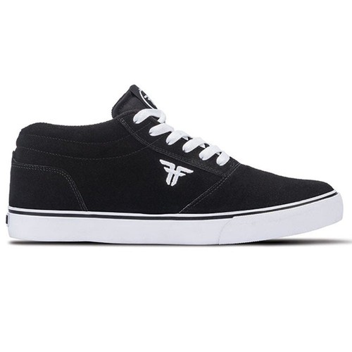 Fallen doa black suede skate - black,