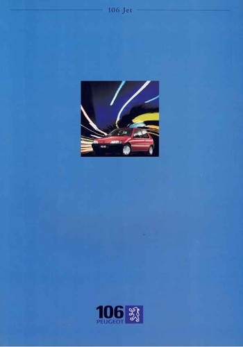 Catalogue brochure peugeot 106 - brochure,