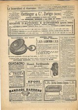 Stampa antica pubblicità LA
