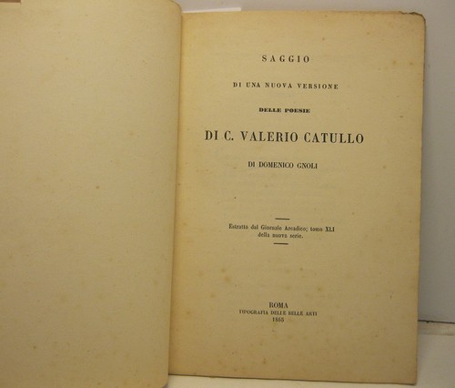 Gnoli domenico saggio - domenico,, di