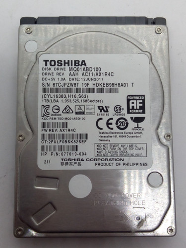 Toshiba mq01abd100 tb - 1, tb***