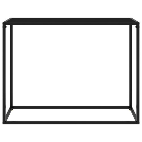 Tavolo consolle nero 100x35x75 - tavolo,