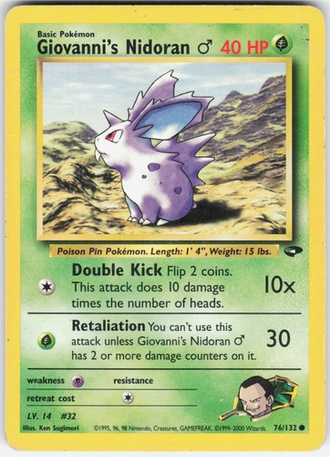 Pokemon giovanni nidoran m - pokemon,