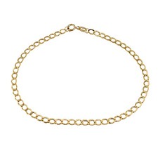 Bracciale Uomo / Donna Catenina Classica In Oro Giallo 18 kt NUOVO E ORIGINALE