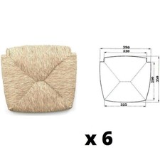 Set 6 sedute sedili di