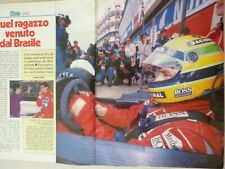 # ARTICOLO F1 AYRTON SENNA QUEL RAGAZZO VENUTO DAL BRASILE -  1988 VEDI ALTRE 