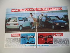 advertising Pubblicità 1988 AUTOBIANCHI Y10 Y 10 FILA