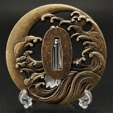 Spada giapponese Tsuba Sea