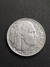 REGNO D'ITALIA MONETA 20 CENT 1941- MOLTO BELLA- COLLEZIONISMO- NUMISMATICA-