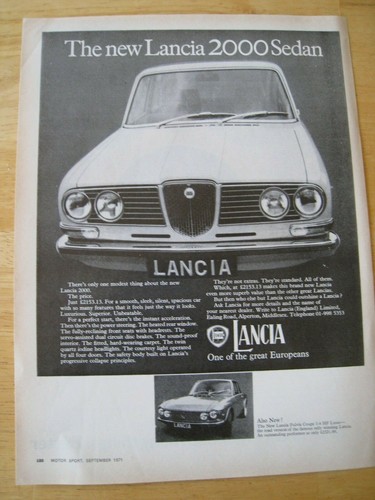 Lancia 2000 sedan - 2000,