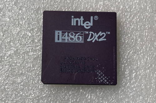 Cpu vintage intel 486 dx2 - vintage,