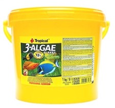 Tropical 3-Algae Flakes 5000ml Pesci Spirulina Acqua Dolce Marino Premium