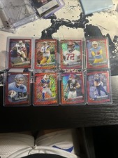 Lotto 8 Card Panini Prizm Red