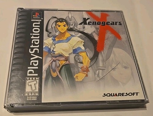 Xenogears black label sony - label,