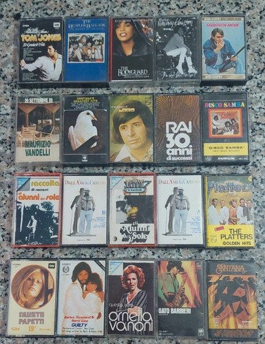 Lotto musicassette vintage - 20,