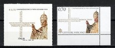 ITALIA VATICANO 2014 EMISSIONE CONGIUNTA CANONIZZAZIONE PAPA GIOVANNI XXIII MNH