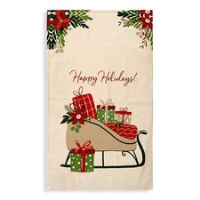 Christmas kitchen towel clouds - kitchen,