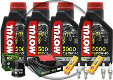 TAGLIANDO HONDA VT 600 SHADOW 1988 1998 MOTUL 5000 10W40 FILTRI HIFLO CANDELE