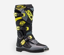 Stivali sidi flame black lime - black,