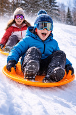 Slitta disco neve 63 cm