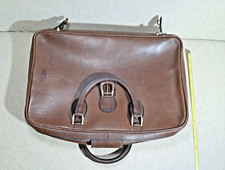 Valigia in pelle marrone