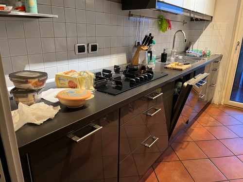 Cucina usata grigia - cucina,
