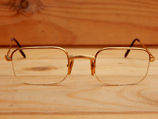 Montatura occhiali da vista lusso vintage placcati oro CARTIER Parigi Francia 51[]23 140