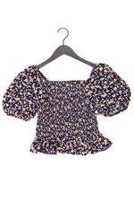 ✅ New Look camicetta per le signore taglia 38, M con disegno floreale nero ✅