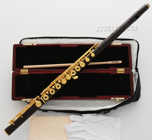 Flauto legno ebano tono - legno, c