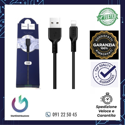 Cavo ricarica hoco 3mt - di,
