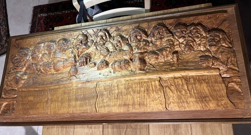 Quadro legno scolpito a - quadro,