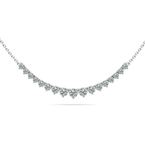Collana tennis 2ct taglio - collana,