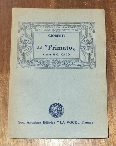 Primato morale civile degli - morale,