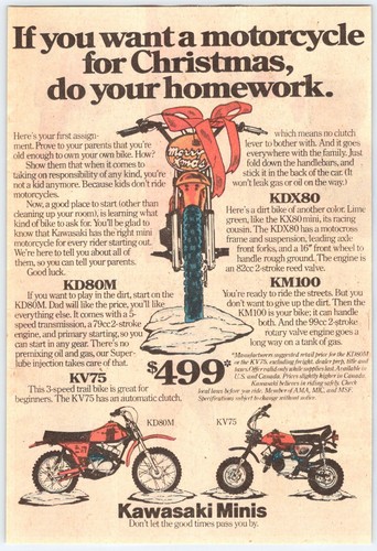 Pubblicità rivista kawasaki - pubblicità,