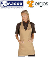 Isacco GREMBIULE BISTRO Corto Biscotto Bar Gelateria Sala Cameriere Pasticceria