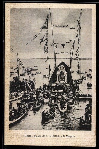 Cartolina bari festa s - bari,,