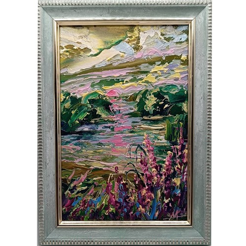 Dipinto olio impasto originale - olio,