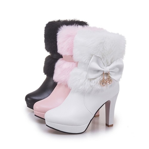 Stivaletti donna pelliccia