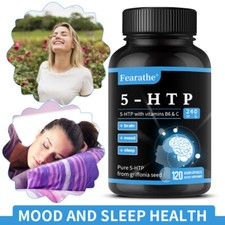 5-HTP (5-idrossitriptofano) 200mg - Supporto Neurotrasmettitore,Umore, Sonno e Stress