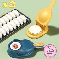 2 Pezzi Macchina per Gnocchi e Ravioli 2 in 1 - Ravioli Cinesi Stampi Tortillas